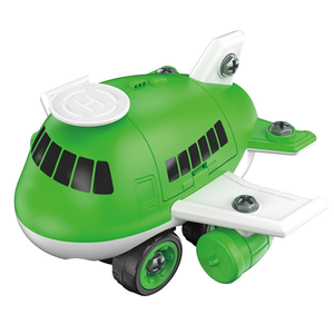 Vente chaude 4 <span class=keywords><strong>en</strong></span> 1 démonter jouet avion assemblage ensemble avion militaire série petites voitures vis panneaux de signalisation jouet éducatif - Product Image 5