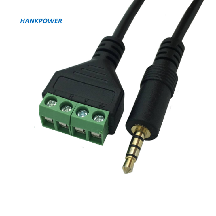 ステレオケーブル オス ケーブル - オス 24K 金メッキ銅コネクタ