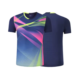 Vente chaude 100% Polyester Tissu Sublimé Formation Courir Blanc Respirant Séchage Rapide Maillot De Tennis - Product Image 1