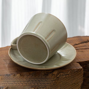 Autres fournitures pour hôtels et restaurants Tasses à café classiques 350 ml Porcelaine <span class=keywords><strong>Cafe</strong></span> Shop Cappuccino Cup Ceramic 12 OZ Coffee Cups Set - Product Image 2