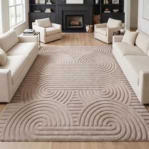<span class=keywords><strong>Tapis</strong></span> moderne minimaliste en polyester et terylène avec envers en peluche, résistant aux taches et facile <span class=keywords><strong>d</strong></span>'entretien, idéal pour salon, chambre et canapé. - Product Image 6