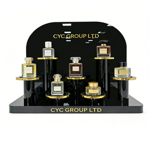 Supports d'affichage en acrylique personnalisés, portables, pour la vente au détail de parfums, bijoux, cosmétiques, présentoir de table pour magasin de détail - Product Image 1