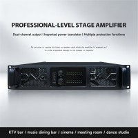 LX600 Çift Kanallı 600W H Sınıfı Profesyonel Ses Güç Amplifikatörü Yüksek Çıkışlı Amfi, PA Hoparlör Subwoofer Sahne Sesi için