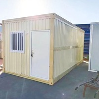 Maison préfabriquée démontable de 3m x 6m, maisonnette compacte, maison en kit, conteneur avec salle de bain et douche
