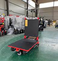 Chariot de transport de marchandises en acier pliable, robuste, électrique, à chenilles, pour escaliers, avec plateforme élévatrice hydraulique, direct usine