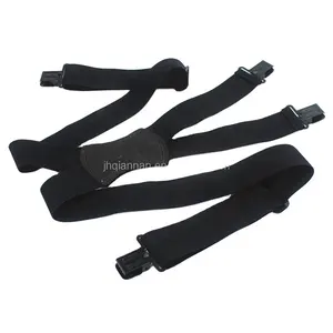 5cm Oem Metal Clips Black Elastic Brace Suspender