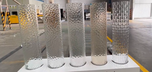 Pared de cortina curva de vidrio transparente con partición de vidrio templado curvo del fabricante de supermercados con estructura sólida para Decoración - Product Image 2