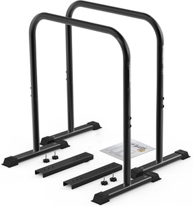 CZFIT Ev Spor Salonu Fitness Egzersiz Ayarlanabilir Yükseklikli Dip Bar İstasyonu, Triceps Dip'leri, Barfiks, Dengeleyici Paralel Bar Şınav Standı - Product Image 1