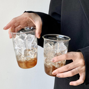 <span class=keywords><strong>Bicchiere</strong></span> per <span class=keywords><strong>Caffè</strong></span> Latte <span class=keywords><strong>Freddo</strong></span>, Tazza per Bevande in Stile Americano, <span class=keywords><strong>Bicchiere</strong></span> Trasparente in Borosilicato Resistente alle Alte Temperature per Bevande Fredde - Product Image 4