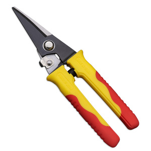 Lu Ban's Work Multi Purpose Electrician Shears Stainless Steel 5 Inch Straight Head Wire Sheet Metal Cutting Tools - Product Image 3