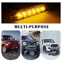 Luz Estroboscópica LED de Advertencia de Alta Potencia, Impermeable, de 9-18W, para Vehículos, Montaje Superficial con Tornillo, Función de Sincronización, Nueva