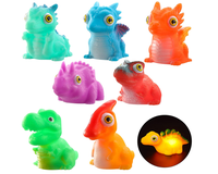 Jouet de bain Dinosaure Lumineux Flottant à LED Clignotantes en Plastique pour Enfants de 2 à 4 Ans Fabriqué en Chine