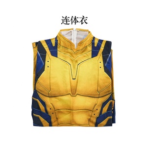 Combinaison Zentai imprimée en 3D style <span class=keywords><strong>super</strong></span>-héros d'Halloween, combinaison musclée jaune, costume de <span class=keywords><strong>carnaval</strong></span> - Product Image 6