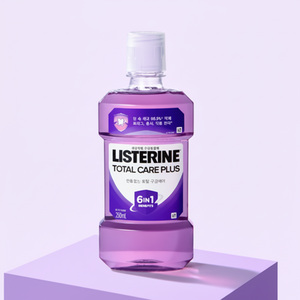 Per la cura totale della listerina più collutorio antisettico All-in-One da 250 mL con sapore di menta fresca per un antibatterico dell'alito fresco - Product Image 1