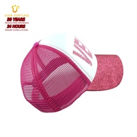 Gorra de Béisbol de 5 Paneles con Borde Brillante Personalizado, Logotipo con Impresión Puff, Diseño de Lujo, Gorra Deportiva Bicolor Unisex