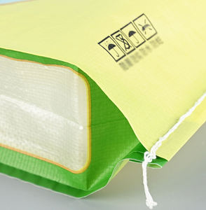 Sac en tissu tissé PP, sac BOPP, avec fond plat, finition brillante - Product Image 3