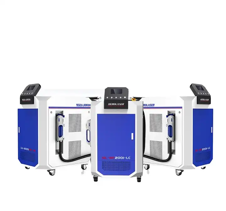 500W 0.8Mpa Laser Descaling Machine , Laser Paint And Rust Removal