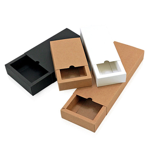 Hộp Giấy Các Tông Caja De Papel Nhỏ Trơn Hộp Ngăn Kéo <span class=keywords><strong>Kraft</strong></span> Có Thể Tái Chế Trượt In Tùy Chỉnh Bao Bì Làm Quà Tặng Thủ Công - Product Image 2