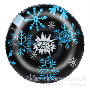Pvc Inflatable <b>Snow</b> <b>Tube</b> 120Cm Thickened Cold Resistant Single Person Sled For Adults - Product Image 3