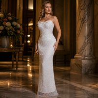 Robe de soirée élégante blanche style célébrité, longue, coupe droite, taille naturelle, avec sequins et patchwork numérique, taille XS