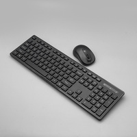 Prêt à Expédier Portable 2.4G Mode Touches Sans Fil Clavier et Souris Combo pour PC Portable Table De Bureau Tablette Ordinateur