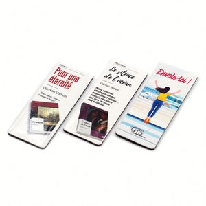 Hot Sealing Simple Waterproof Magnetic Colorful Magnet Page Clip Small <b>Bookmark</b> Decoration for Book Lovers - Product Image 1