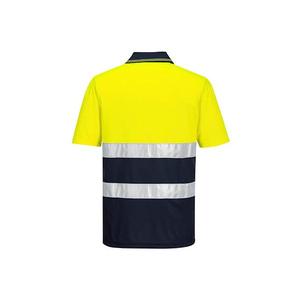 PORTWEST - S175YNRXXXL Polo à contraste léger et haute visibilité Jaune/Bleu marine-EAN 5036108385065 HI-VIS WORKWEAR - Product Image 2