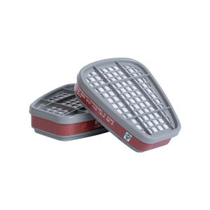 Atacado Silicone Reutilizável Máscaras Outdoor Carvão Ativado Filtro 3-Layer Proteção Ajustável Nose Clip à prova de poeira Respiradores - Product Image 5