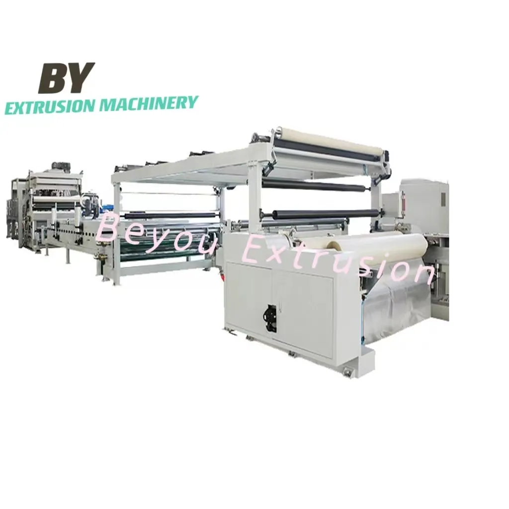 Automatic PE Breathable Casting Film Paper Diaper Making Machine EVA POE Solar Panel Film Production Line