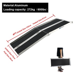 Rampes amovibles pour fauteuils roulants handicapés fournitures de thérapie de réadaptation pour la maison - Product Image 5