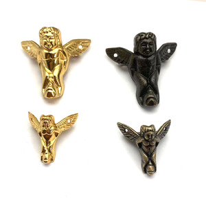 Herrajes Decorativos de Aleación de Zinc con Diseño de Ángel, 20 mm, Estilo Europeo, Accesorios para Muebles - Product Image 2