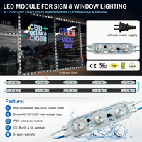 Module LED AC BOND CE UL 110V/220V IP67 2W pour éclairage extérieur et intérieur, enseignes, panneaux lumineux, publicité