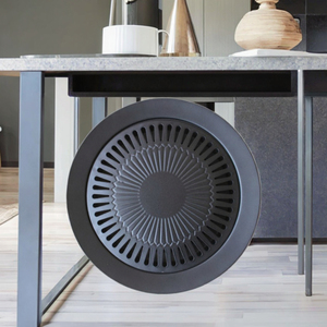 Plaque de cuisson jetable antiadhésive sans fumée pour <span class=keywords><strong>barbecue</strong></span>, en acier inoxydable thermolaqué, avec dispositif de sécurité anti-flamme tactile - Product Image 2