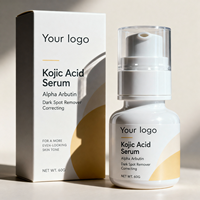 Sérum professionnel à l'acide kojique et à l'alpha arbutine pour corriger les taches brunes – Formule naturelle premium, douce et efficace, éliminateur avancé