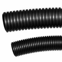 AD 21.2 Conduit flexible ondulé en PVC, taille de tuyau 3/4 po, filetage 1/2, résistant au feu, sur mesure pour la protection des câbles électriques et photovoltaïques
