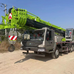 Zoomlion ZTC550V Truck <b>Crane</b> 42000kg Capacity 2 Person Cab Green and Gray Body - Product Image 3