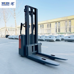 מלגזת הליכה חשמלית WGZN חסכונית 450-550 ק\"ג עם בלם EM, בטוחה לעמידה, קלת משקל, לייצור - Product Image 3