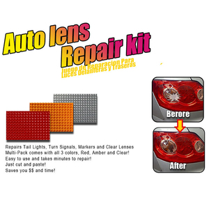 Kit de réparation d'objectif de <span class=keywords><strong>voiture</strong></span>, ensemble d'outils de réparation de l'objectif automobile avec motif de grille à faire soi-même, phares de <span class=keywords><strong>voiture</strong></span>, fissures et éclairage - Product Image 2