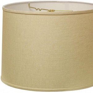 HMS 17 \ "pergamena Beige retro del passato paralume in lino a tamburo eleganti cover e sfumature - Product Image 5