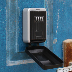 Simply Wall-mounted Key <b>Box</b> KS022 <b>Combination</b> <b>Lock</b> Storage Organizer for Home Use - Product Image 1
