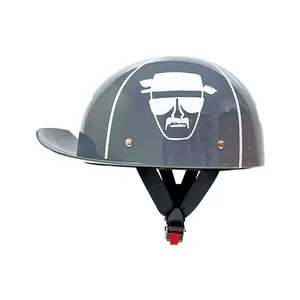 Casco da moto da uomo e da donna certificazione dot per moto casco da equitazione di sicurezza vintage universale per tutte le stagioni