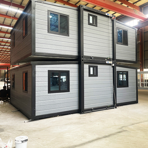 Lớn container Modular <span class=keywords><strong>log</strong></span> cabin Xây Dựng Bộ dụng cụ 4 phòng ngủ prefab <span class=keywords><strong>Home</strong></span> Granny phẳng tiêu chuẩn cho khách sạn biệt thự Viên Nang Nhà - Product Image 1