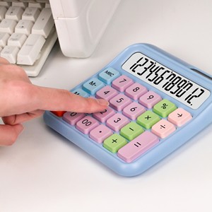 เครื่องคิดเลขพลังงานแสงอาทิตย์ 12 หลัก วัสดุ ABS สีเขียว สำหรับนักเรียน ใช้ในสำนักงาน หมายเลขชิ้นส่วนซีที 2288 - Product Image 5