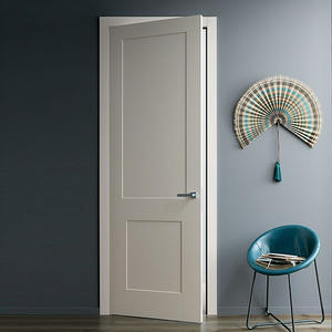 白塗りの木製室内ドア、家の正面玄関のデザイン - Product Image 4
