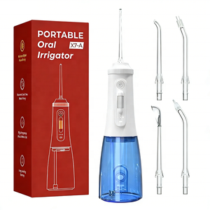 <span class=keywords><strong>Hydropulseur</strong></span> dentaire haut de gamme rechargeable à pression variable progressive, 1800 ppm, 4 buses, réservoir amovible de 300 ml, pour dents et <span class=keywords><strong>gencives</strong></span> <span class=keywords><strong>sensibles</strong></span> - Product Image 1