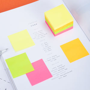 Deli EA03303 # Notes autocollantes #51*51(mm), 4 couleurs * 100 feuilles adhésif solide longue durée facile à enlever écriture lisse et propre - Product Image 4