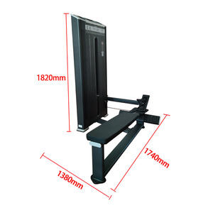 Máquina de gimnasio comercial QLK - L8033A: Máquina de piernas en posición prona de acero para fitness, ideal para gimnasios y estudios, con sistema de carga de placas L8033A P - Product Image 3