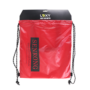 Custom Logo Canvas String Outdoor Sport <b>Backpack</b> Fashionable with Zipper Pocket Wholesales Lightweight <b>Drawstring</b> School Bag - Product Image 6