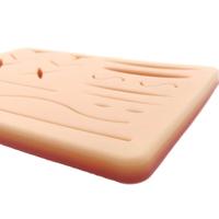 Almohadilla de Práctica de Sutura Cutánea Multivía, Módulo de Entrenamiento de Silicona para Práctica de Habilidades de Sutura, Uso en Enseñanza y Formación