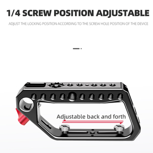 Maniglie per stivali a freddo con fotocamera multiuso in lega di alluminio a forma di D impugnatura superiore facile da montare alta qualità per Blackmagic <span class=keywords><strong>URSA</strong></span> <span class=keywords><strong>Mini</strong></span> - Product Image 4